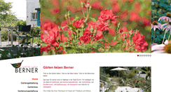 Desktop Screenshot of bernergartenbau.ch